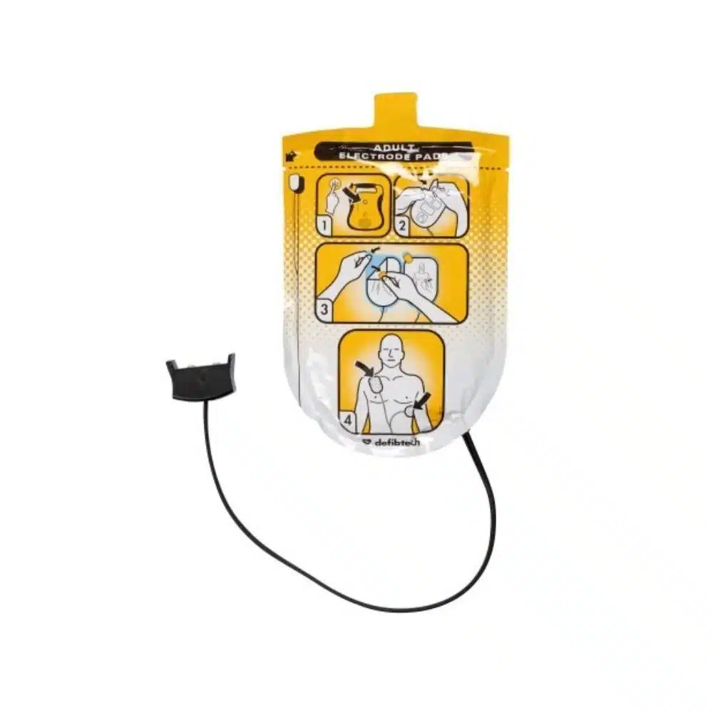 Defibtech AED elektroden voorkant