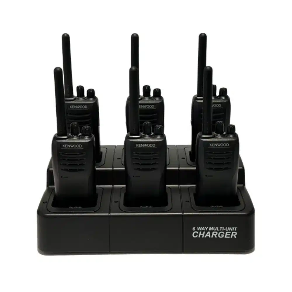 Set van 6 portofoons